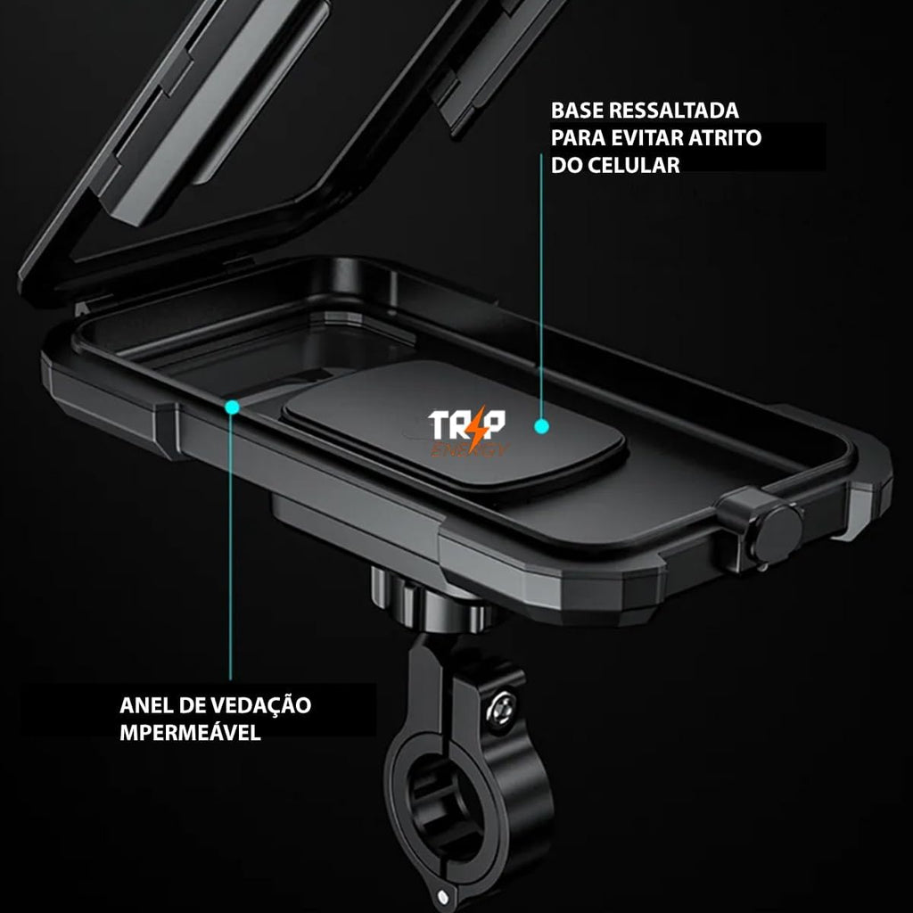 Suporte Celular Impermeável Carregamento Turbo